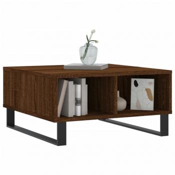 Couchtisch Braun Eichen-Optik 60x60x30 cm Holzwerkstoff