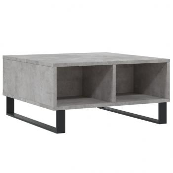 Couchtisch Betongrau 60x60x30 cm Holzwerkstoff