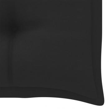 Gartenbank-Auflagen 2 Stk. Schwarz 100x50x7 cm Oxford-Gewebe