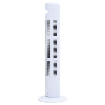 Turmventilator mit Fernbedienung und Timer ?24x80 cm Weiß