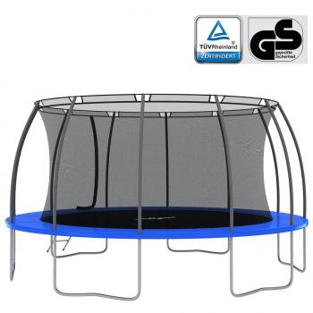 Trampolin-Set Rund 488x90 cm 150 kg