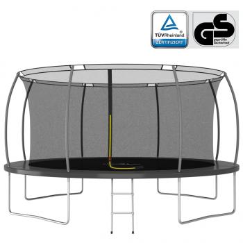 Trampolin-Set Rund 460×80 cm 150 kg