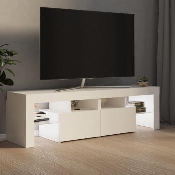 TV-Schrank mit LED-Beleuchtung Weiß 140x36,5x40 cm