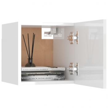 TV-Wandschrank Hochglanz-Weiß 30,5x30x30 cm