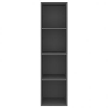 TV-Wandschrank Grau 37x37x142,5 cm Holzwerkstoff