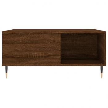 Couchtisch Braun Eichen-Optik 80x80x36,5 cm Holzwerkstoff