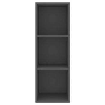 TV-Wandschrank Grau 37x37x107 cm Holzwerkstoff