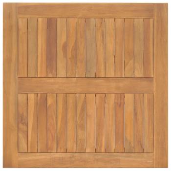 Garten-Esstisch 85x85x75 cm Teak Massivholz