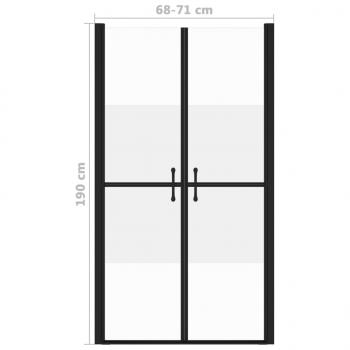 Duschtür Halb Matt ESG (68-71)x190 cm