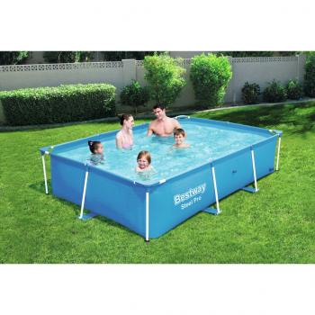 ARDEBO.de - Bestway Steel Pro Swimming Pool mit Stahlrahmen 259x170x61 cm 56403