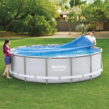 ARDEBO.de - Bestway Solar-Poolabdeckung Flowclear 427 cm  