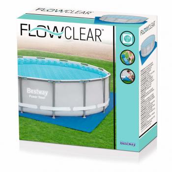 ARDEBO.de - Bestway Pool-Bodenplane Flowclear 488x488 cm