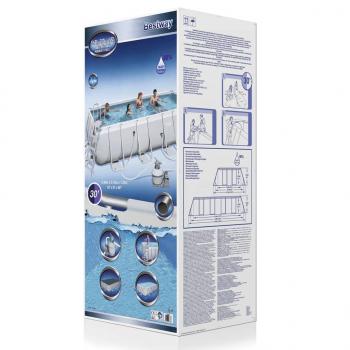 Bestway Power Steel Swimmingpool-Set Rechteckig 549x274x122 cm