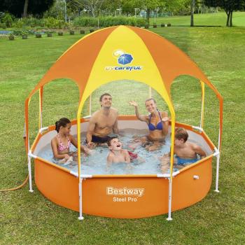 Bestway Steel Pro UV Careful Aufstellpool für Kinder 244x51 cm  