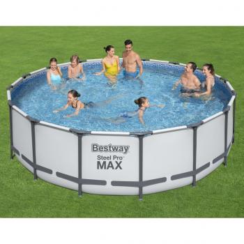 ARDEBO.de - Bestway Steel Pro MAX Swimmingpool-Set 488x122 cm