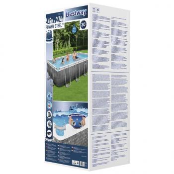 Bestway Power Steel Swimmingpool-Set Rechteckig 549x274x122 cm