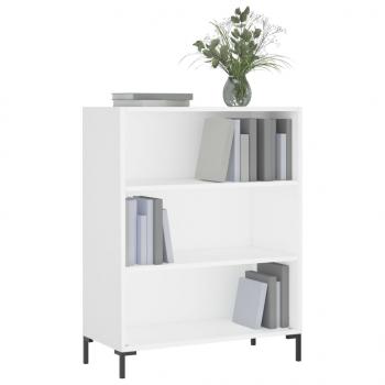 Bücherregal Weiß 69,5x32,5x90 cm Holzwerkstoff