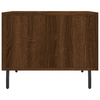 Couchtisch Braun Eichen-Optik 50x50x40 cm Holzwerkstoff