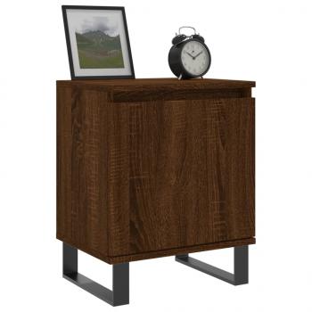 Nachttische 2 Stk. Braun Eichen-Optik 40x30x50 cm Holzwerkstoff