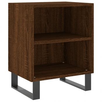 Nachttische 2 Stk. Braun Eichen-Optik 40x30x50 cm Holzwerkstoff