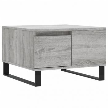 Couchtisch Grau Sonoma 55x55x36,5 cm Holzwerkstoff