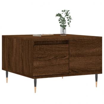 Couchtisch Braun Eichen-Optik 55x55x36,5 cm Holzwerkstoff