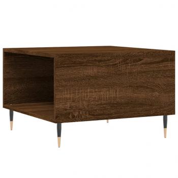 Couchtisch Braun Eichen-Optik 55x55x36,5 cm Holzwerkstoff