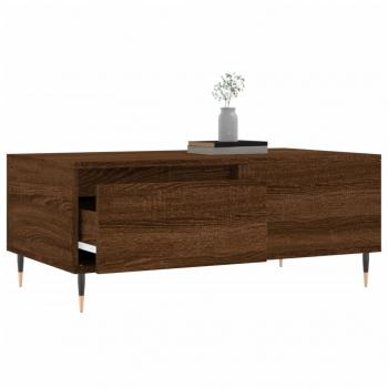 Couchtisch Braun Eichen-Optik 90x50x36,5 cm Holzwerkstoff