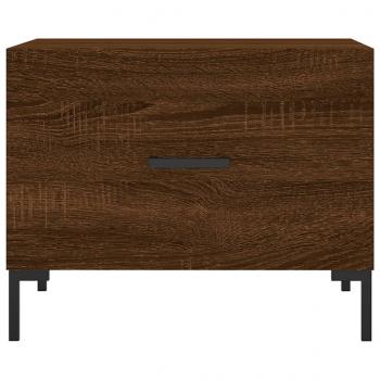 Couchtisch Braun Eichen-Optik 50x50x40 cm Holzwerkstoff