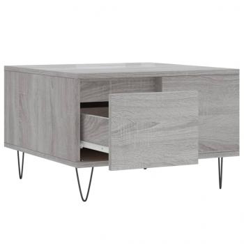 Couchtisch Grau Sonoma 55x55x36,5 cm Holzwerkstoff