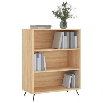 Bücherregal Sonoma-Eiche 69,5x32,5x90 cm Holzwerkstoff