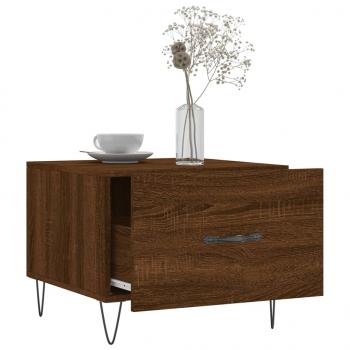 Couchtisch Braun Eichen-Optik 50x50x40 cm Holzwerkstoff