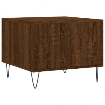 Couchtisch Braun Eichen-Optik 50x50x40 cm Holzwerkstoff