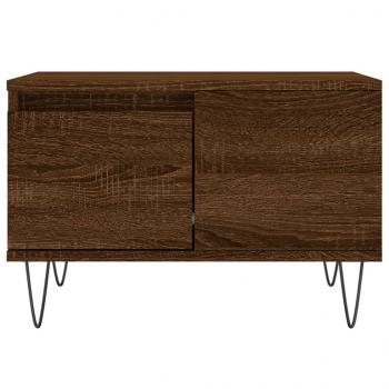 Couchtisch Braun Eichen-Optik 55x55x36,5 cm Holzwerkstoff