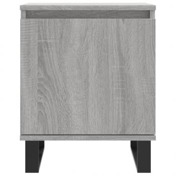 Nachttische 2 Stk. Grau Sonoma 40x30x50 cm Holzwerkstoff