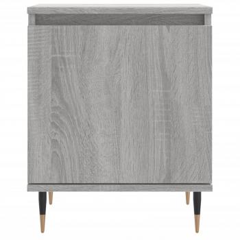 Nachttische 2 Stk. Grau Sonoma 40x30x50 cm Holzwerkstoff