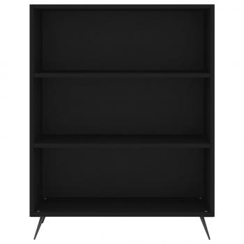 Bücherregal Schwarz 69,5x32,5x90 cm Holzwerkstoff