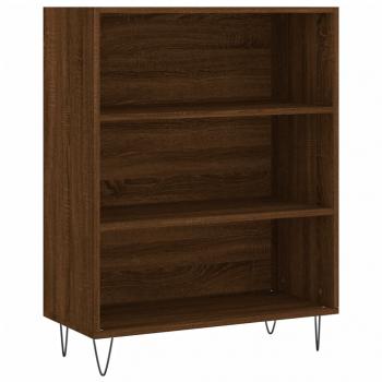 Bücherregal Braun Eichen-Optik 69,5x32,5x90 cm Holzwerkstoff