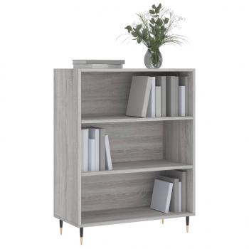 Bücherregal Grau Sonoma 69,5x32,5x90 cm Holzwerkstoff