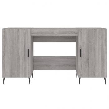 Schreibtisch Grau Sonoma 140x50x75 cm Holzwerkstoff