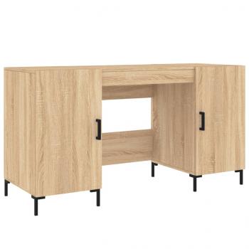 Schreibtisch Sonoma-Eiche 140x50x75 cm Holzwerkstoff