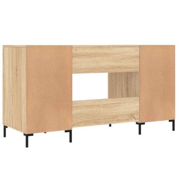 Schreibtisch Sonoma-Eiche 140x50x75 cm Holzwerkstoff