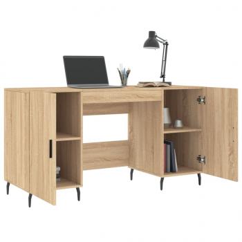 Schreibtisch Sonoma-Eiche 140x50x75 cm Holzwerkstoff