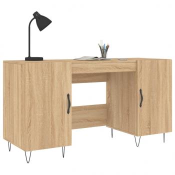 Schreibtisch Sonoma-Eiche 140x50x75 cm Holzwerkstoff