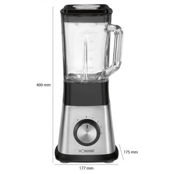 Bomann UM 1374 CB Universalmixer, 1,5 L, 650 W, 6 Stufen, inox (613741)