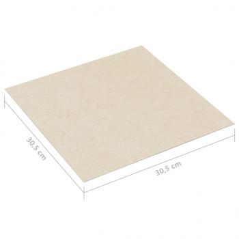 PVC-Fliesen Selbstklebend 20 Stk. 1,86 m² Beige