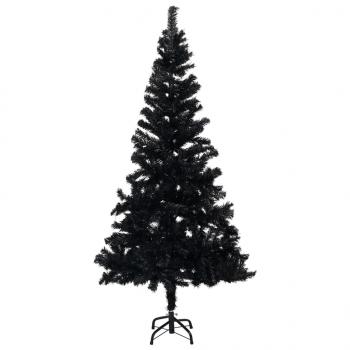 ARDEBO.de - Künstlicher Weihnachtsbaum mit Ständer Schwarz 120 cm PVC