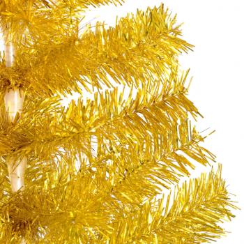 Künstlicher Weihnachtsbaum mit Ständer Gold 240 cm PET