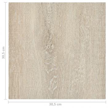 PVC-Fliesen Selbstklebend 20 Stk. 1,86 m² Beige