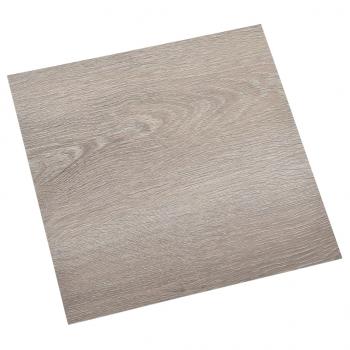 PVC-Fliesen Selbstklebend 20 Stk. 1,86 m² Taupe